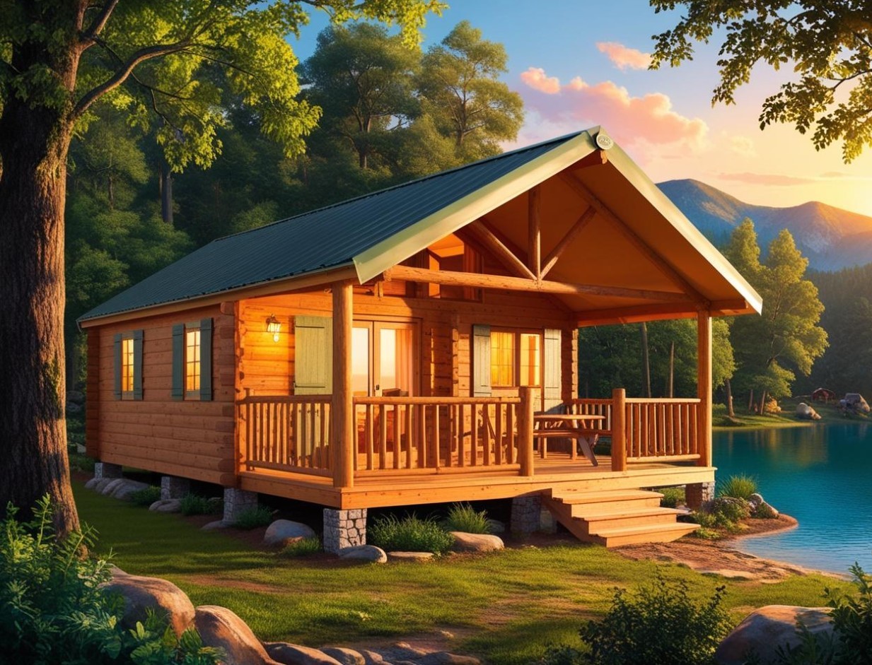 Doğada Kamp Bungalov Tatili
